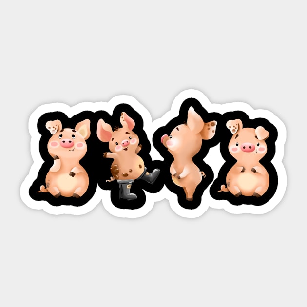 Piglet Sticker by pimkie